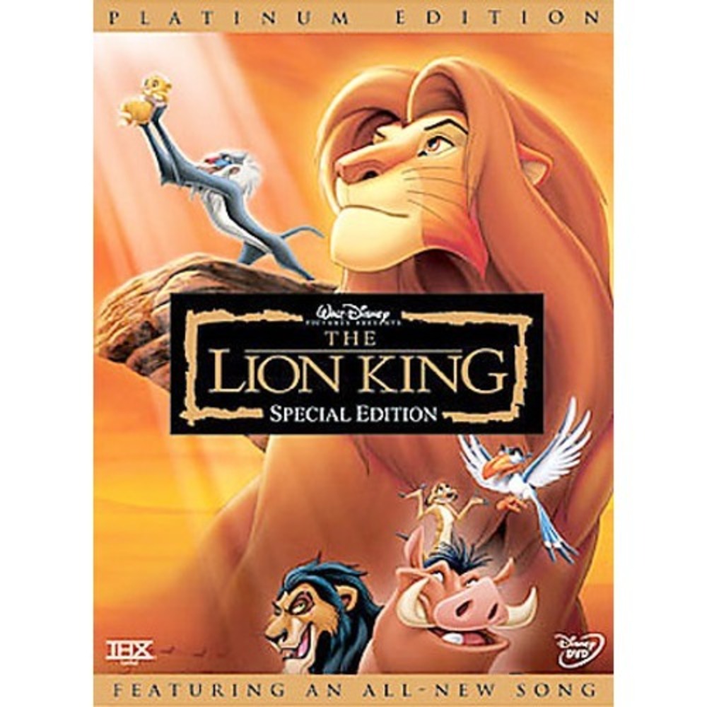 The Lion King (DVD, 2003, 2-Disc Set, Platinum‎ Edition)